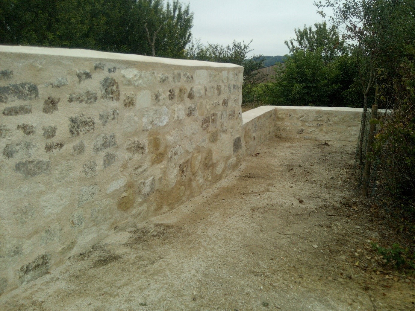 Réfection d'un mur