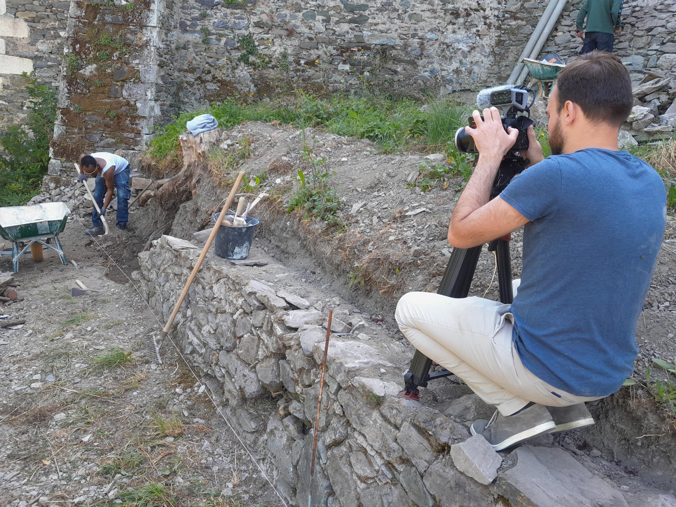 Tournage France 3 Pays de Loire à denée