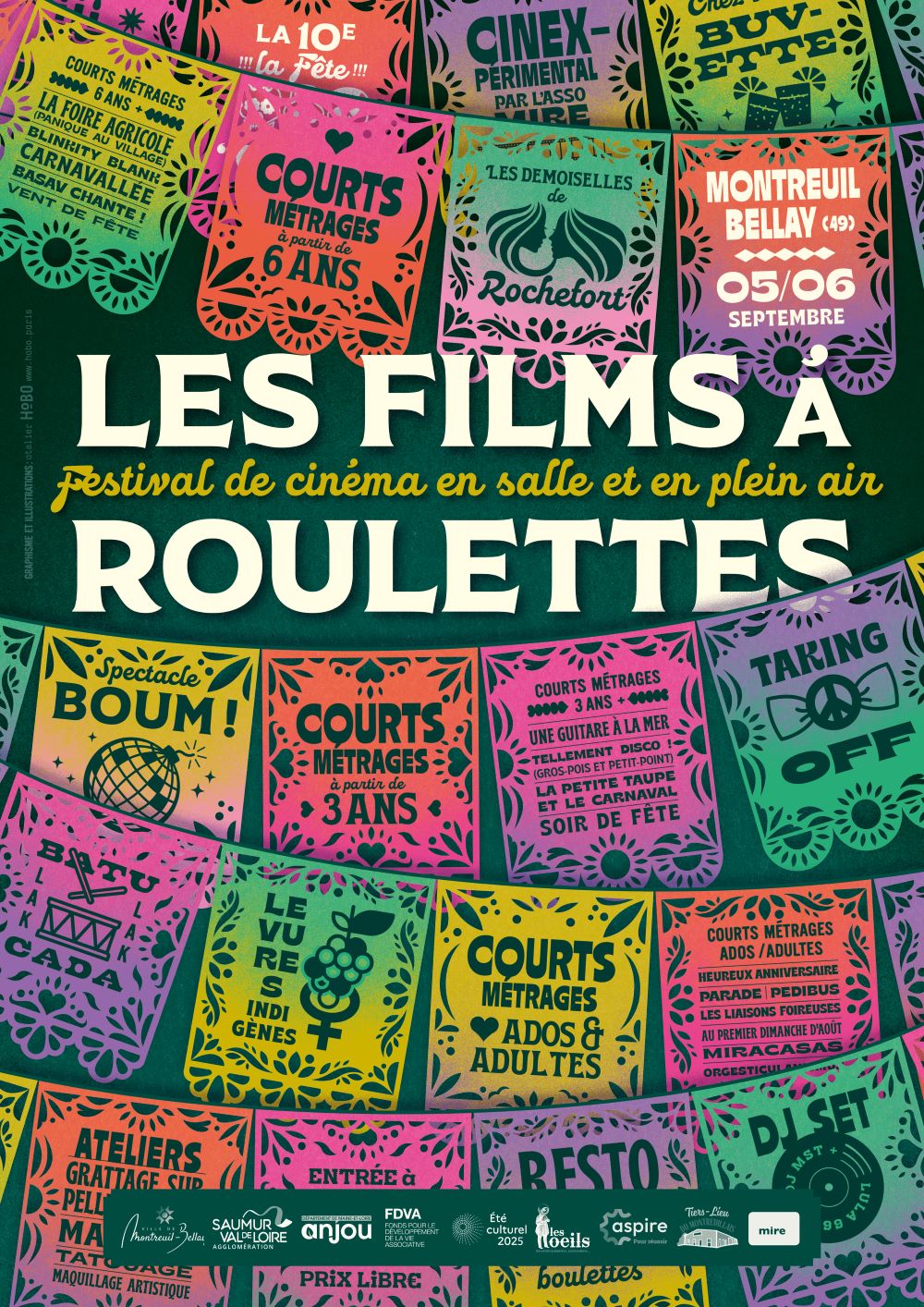 Festival à roulettes, le 5 et 6 septembre 2025 à Montreuil Bellay